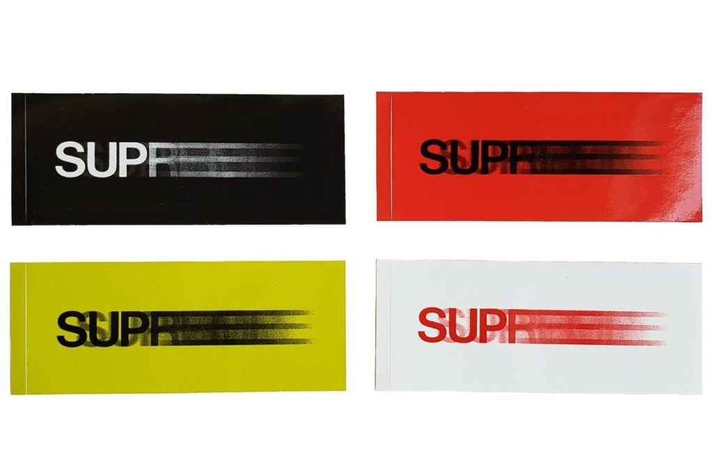 Supreme Motion Logo Stickers