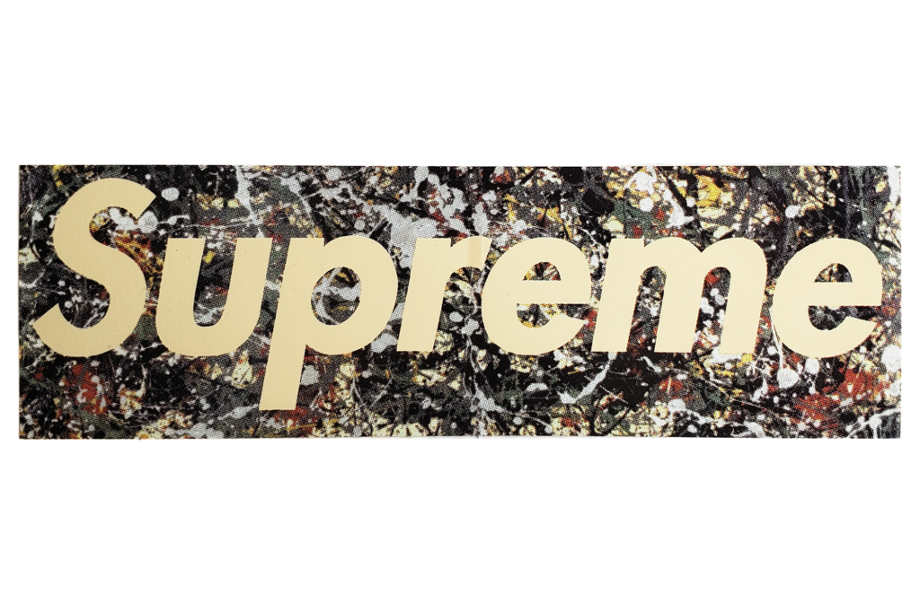 Jackson Pollock Supreme Sticker